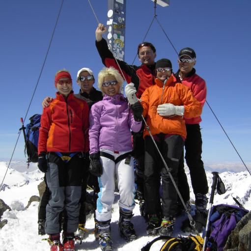 Piz Palue Skibesteigung: Gipfel