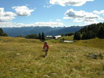 E5 Bozen - Trient: Almwiese an der Hornalpe