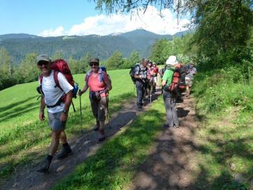 E5 Bozen - Trient: Weg nach Gfrill