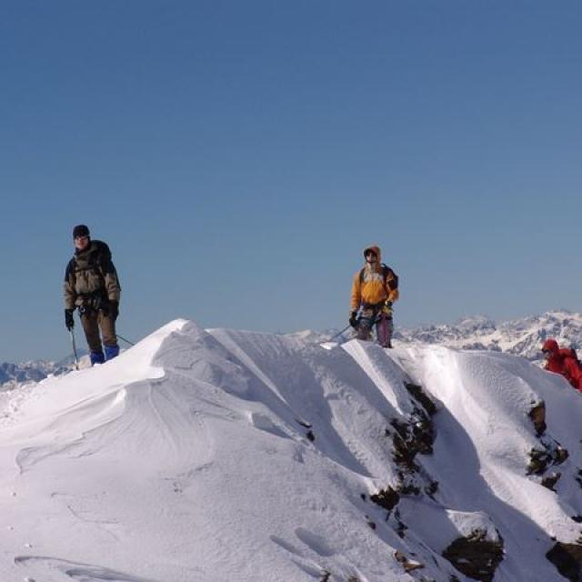Eiskurs und Felsausbildung Kaunertal Ötztaler Alpen: Tour zur Weißseespitze - auf dem Grat