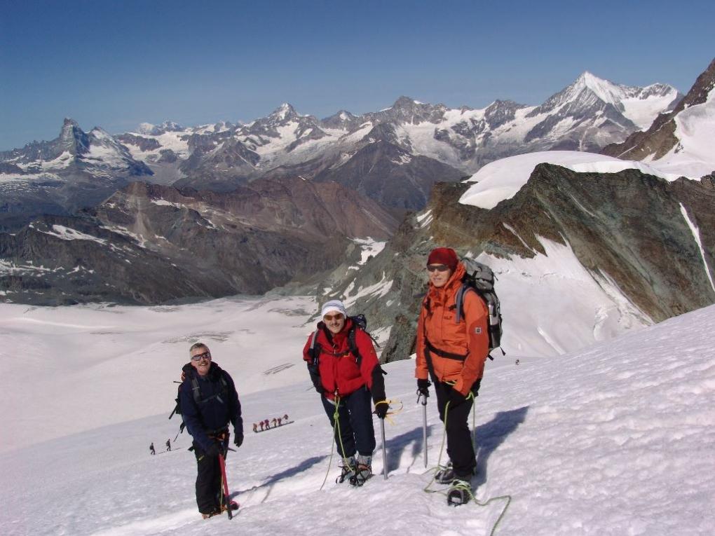 Wallis leichte Viertausender: : Aufstieg zum Alalinhorn