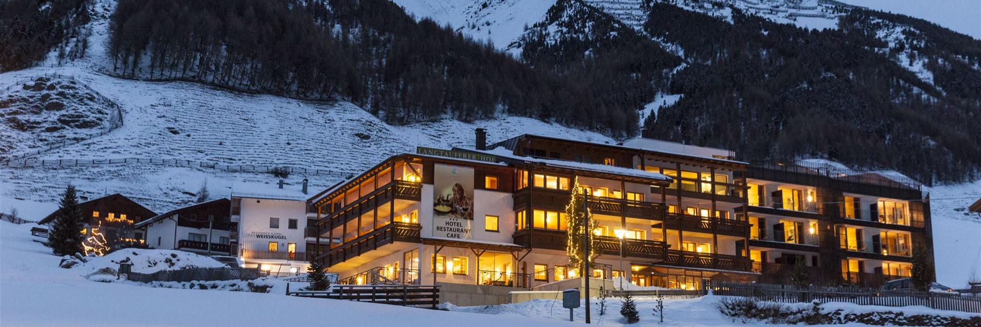 Skitouren Reschenpass Langtauferertal: Hotel