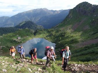 Bozen - Trient E5 Alpenüberquerung: Aufstieg letzte Etappe