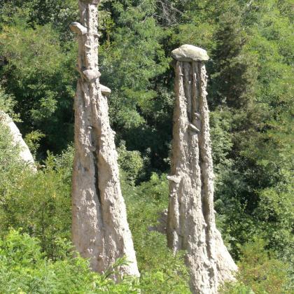 Bozen - Trient E5 Alpenüberquerung: Erdpyramiden