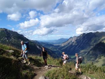 Steinbocktour durch die Allgäuer Alpen: Aufstieg Rappenseehütte