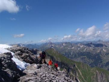 Steinbocktour durch die Allgäuer Alpen: auf dem Bockarkopf