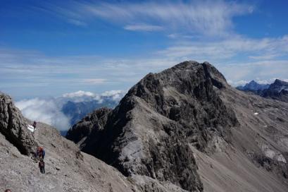 Steinbocktour durch die Allgäuer Alpen: Abstieg in das Kratzer Feld