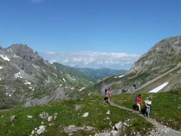 Steinbocktour durch die Allgäuer Alpen: über dem Mädelejoch