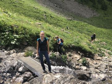 E5 Alpenüberquerung Bergschule Oberallgäu: 2. Brücke