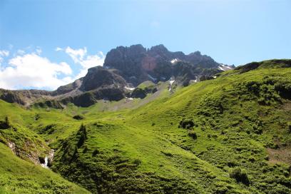 E5 Alpenüberquerung Bergschule Oberallgäu: Kratzer Blick