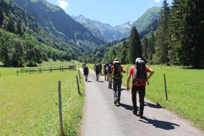 E5 Alpenüberquerung: In der Spielmannsau