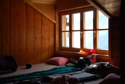 E5 Alpenüberquerung Bergschule Oberallgäu: Lager Memminger Hütte