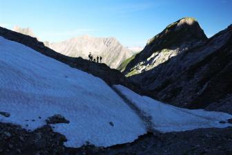 E5 Alpenüberquerung Bergschule Oberallgäu: zur Seescharte