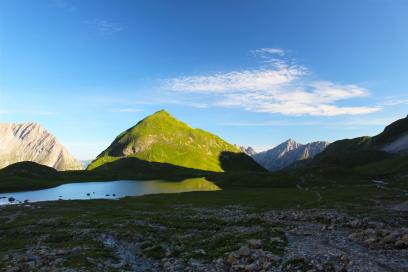 E5 Alpenüberquerung Bergschule Oberallgäu: Unterere Seewiesee