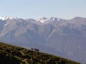 E5 Alpenüberquerung Bergschule Oberallgäu: Ötztaler Alpen Blick