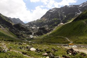 E5 Alpenüberquerung Bergschule Oberallgäu: Aufstieg Braunschweiger Hütte