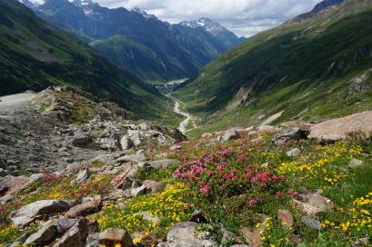 E5 Alpenüberquerung Bergschule Oberallgäu: Pitztalblick