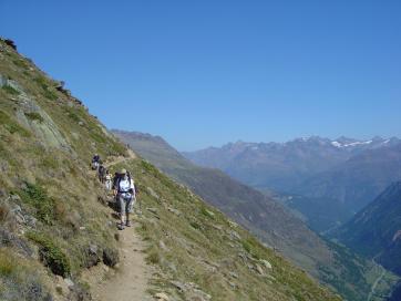 E5 Alpenüberquerung Bergschule Oberallgäu: Panoramaweg Vent - Ötztalblick