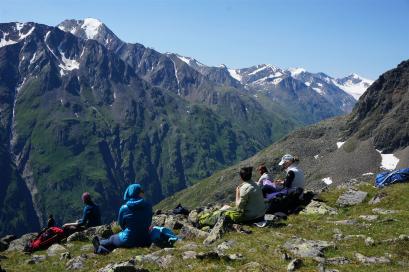 E5 Alpenüberquerung Bergschule Oberallgäu: Panoramaweg Vent Rast