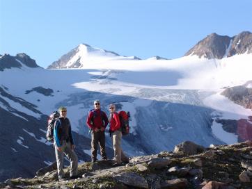 E5 Alpenüberquerung Bergschule Oberallgäu: Gletschermoräne