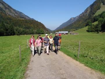 Alpenüberquerung E5 Oberstdorf-Meran: in der Spielmannsau
