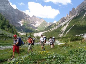 Alpenüberquerung E5: Hochalm über den Zammerloch