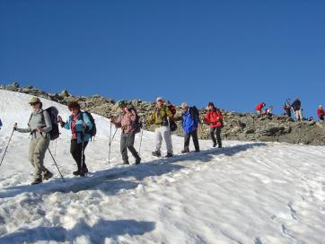 Alpenüberquerung E5 Oberstdorf-Meran: Abstieg vom Pitztaler Jöchle