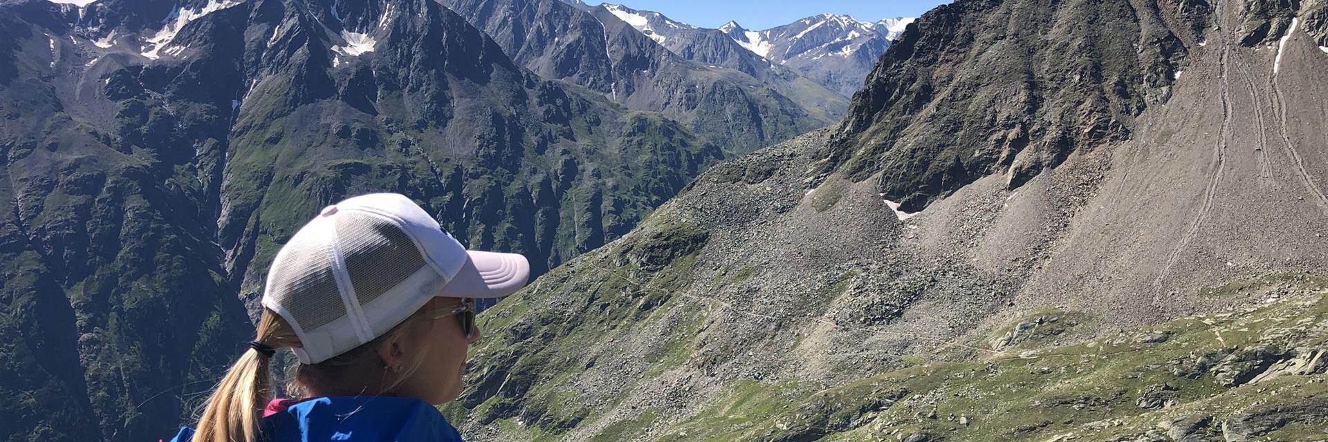 Alpenüberquerung:  Ladies Only Ausblick