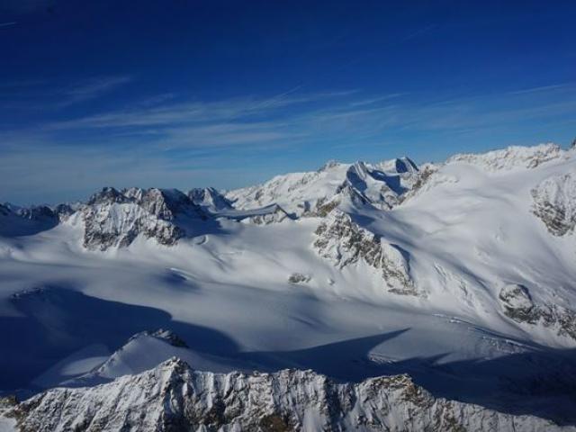 Haute Route: Landeanflug am Pigne d`Arollla