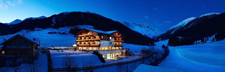 Skitouren Gsiesertal mit der Bergschule Oberallgäu: Abendstimmung