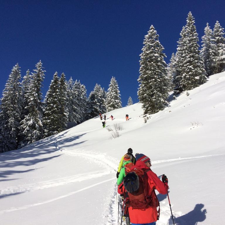 Schneeschuhwandern Hörnerkette: Genuß pur