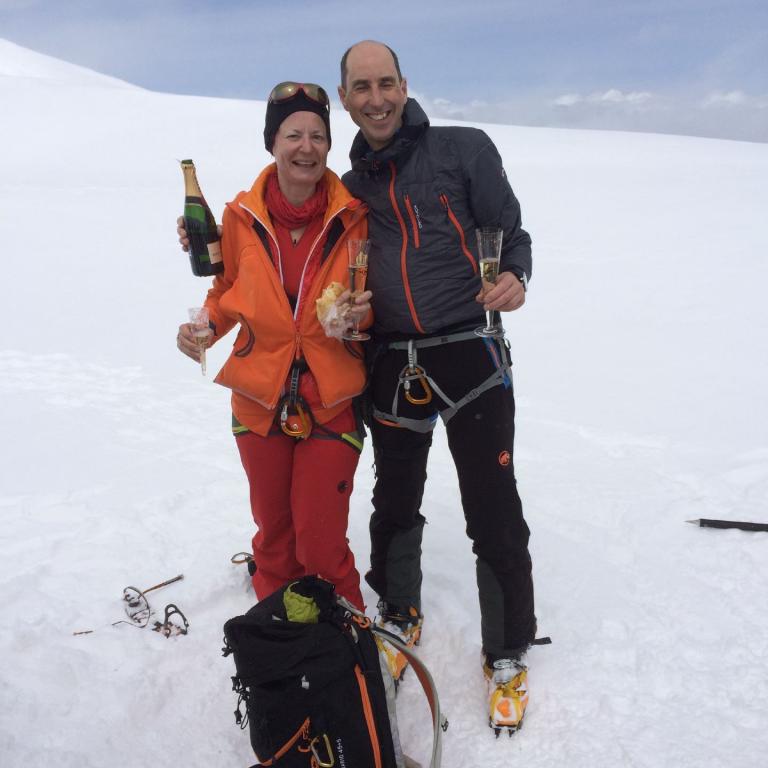 Piz Palue Skibesteigung: Hochzeit