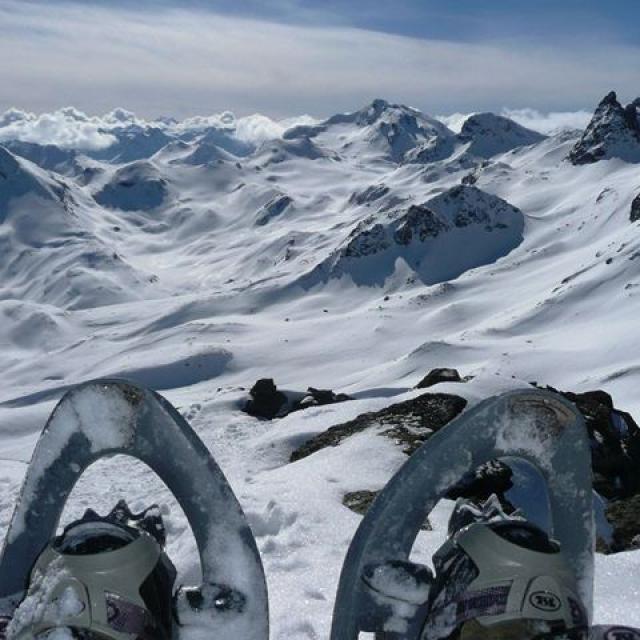 Bergschule Oberallgäu Fanes Hochebene Schneeschuhwandern
