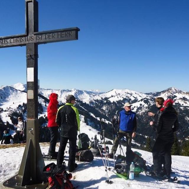 Schneeschuhwandern Hörnerkette: Winter pur