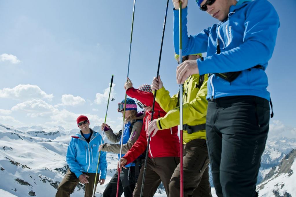 Ortovox Safety Basic Training und Tour  Bergschule Oberallgäu: Sondieren