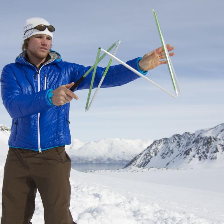 Ortovox Safety Basic Schneeschuh  Bergschule Oberallgäu: Sondieren