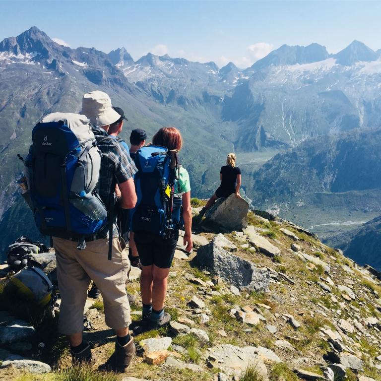 Zillertal Berliner Höhenweg: Wandergruppe